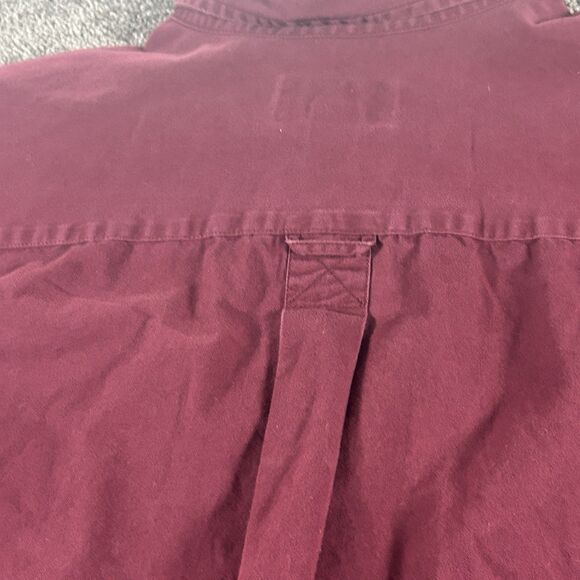 Eddie Bauer Shirt Mens XXL Red Long Sleeve Button Up Utility Outdoor Barn Chore - Picture 14 of 15